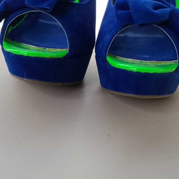 Wild diva heels new gold metal blue - Picture 5 of 14